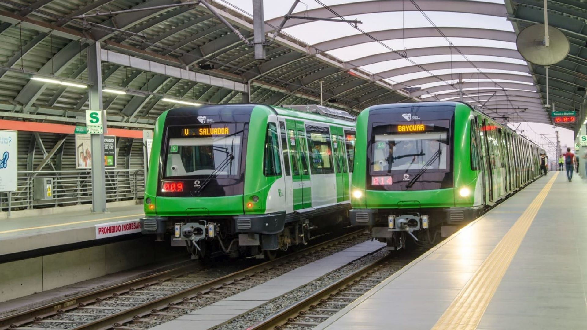 Línea 1 del Metro de Lima levantó suspensión de su servicio, que se paralizó por accidente en rieles del tren