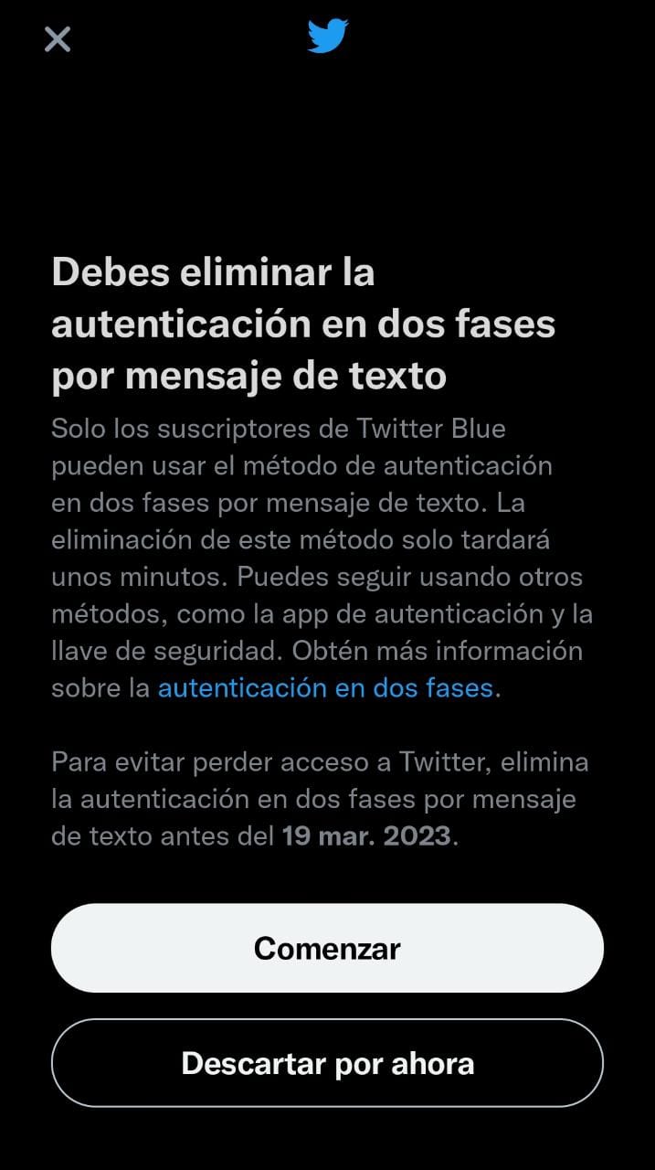 Autenticación En Dos Pasos De Twitter Sería Exclusiva De Los Usuarios Suscritos A Twitter Blue 5698