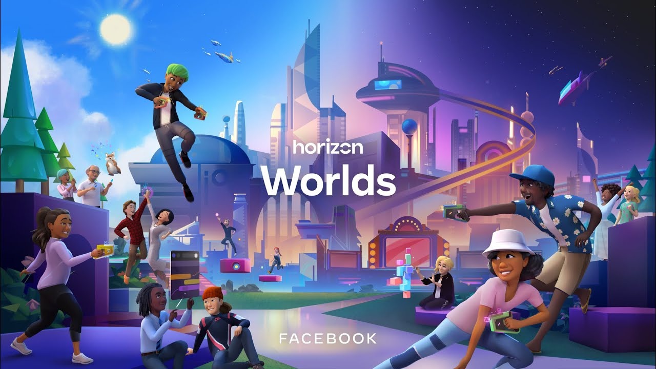 Horizon Worlds es el mundo de realidad virtual creado por Meta para realizar interacciones entre personas a distancia. (Meta)
