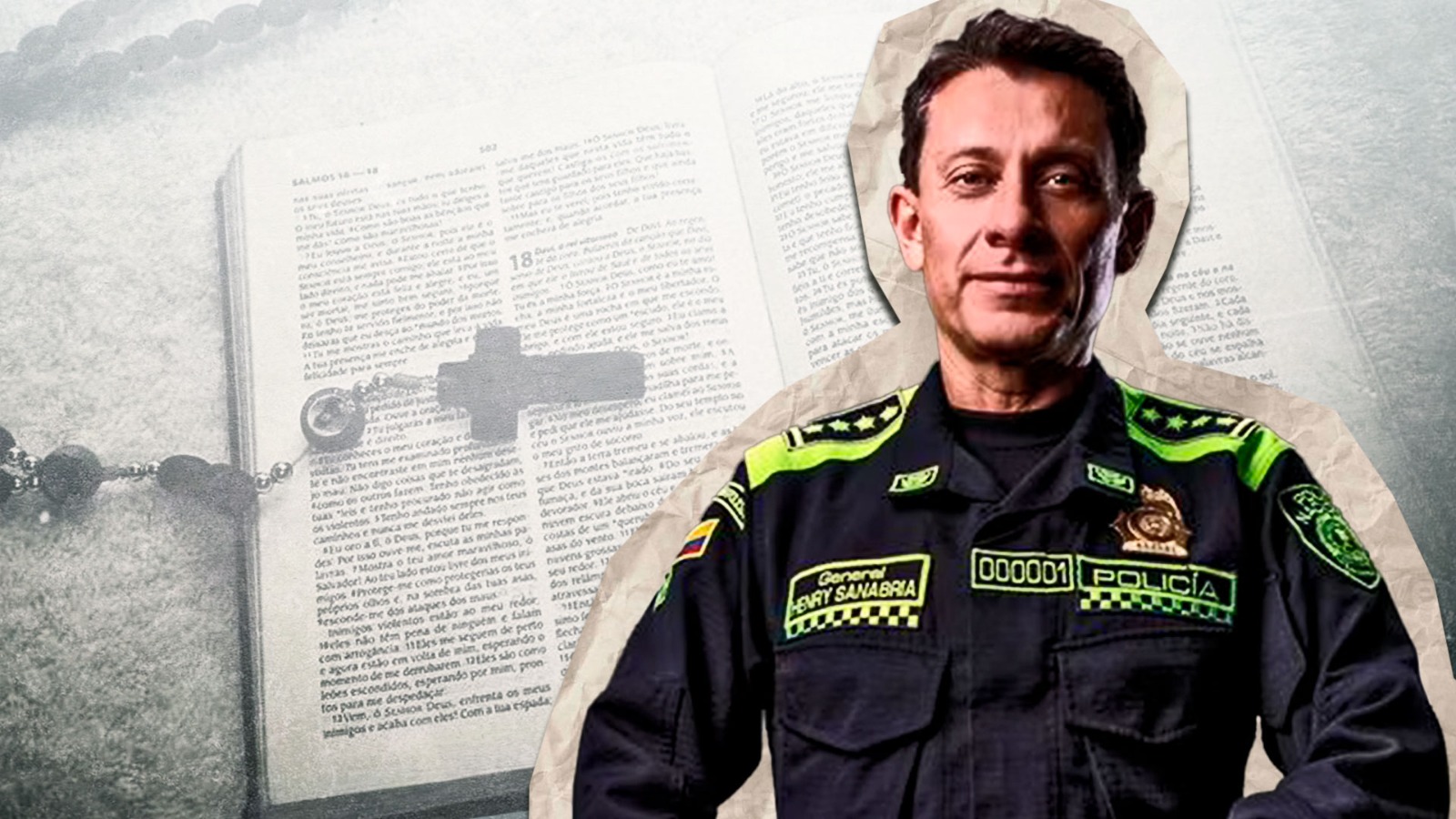 Director de la Policía Nacional, Henry Sanabria aseguró que usó un crucifijo para mitigar la violencia en el país. Jesús Áviles - Infobae