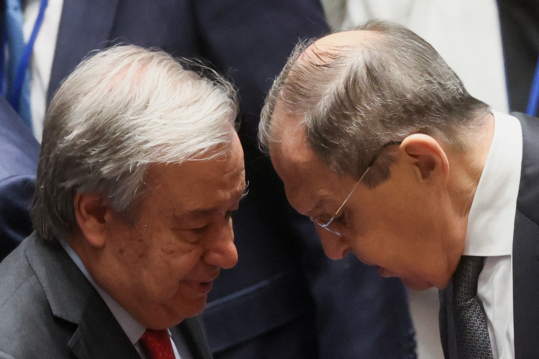 Guterres y Lavrov (REUTERS/Brendan McDermid)