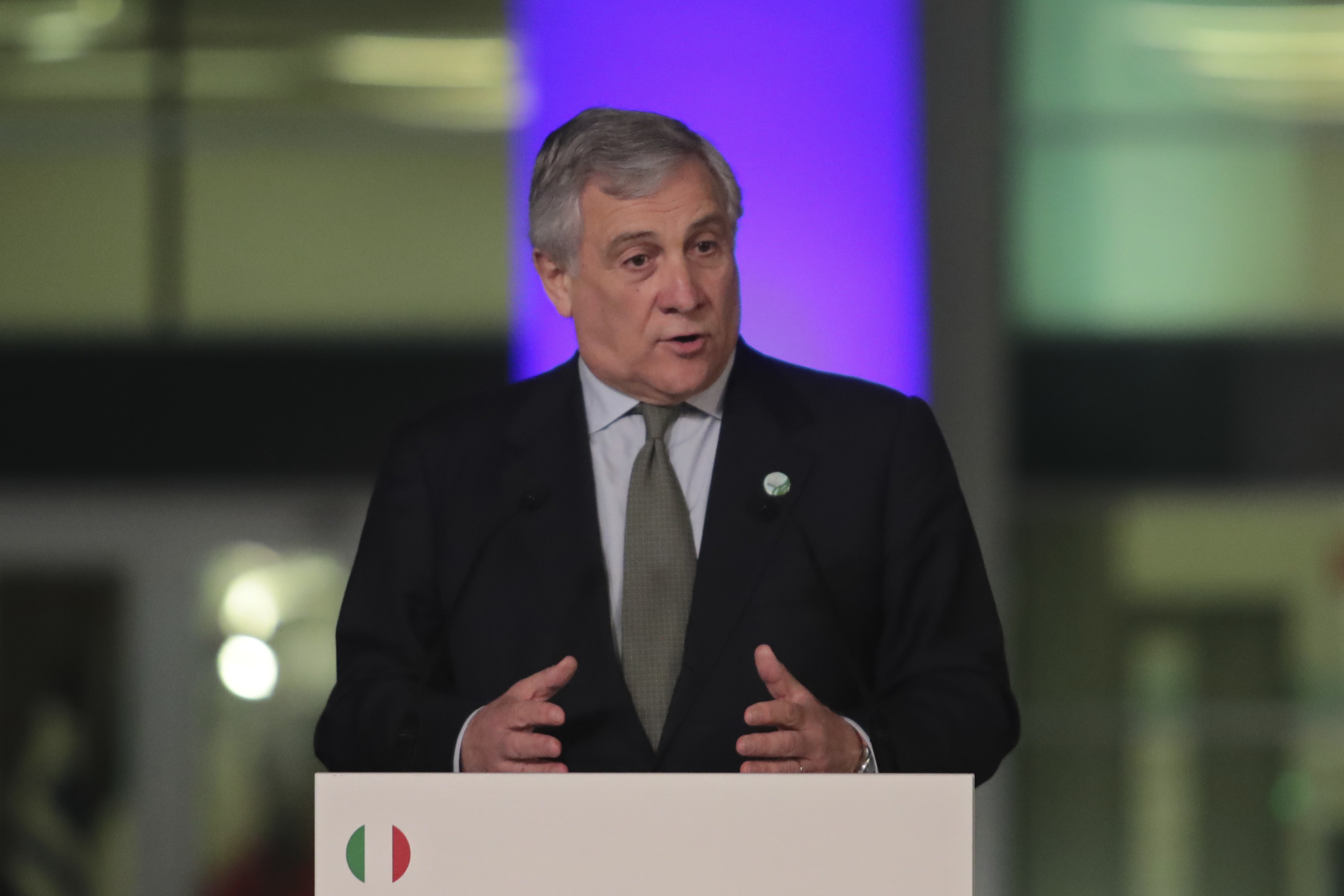 Antonio Tajani, ministro de Asuntos Exteriores de Italia. (AP)