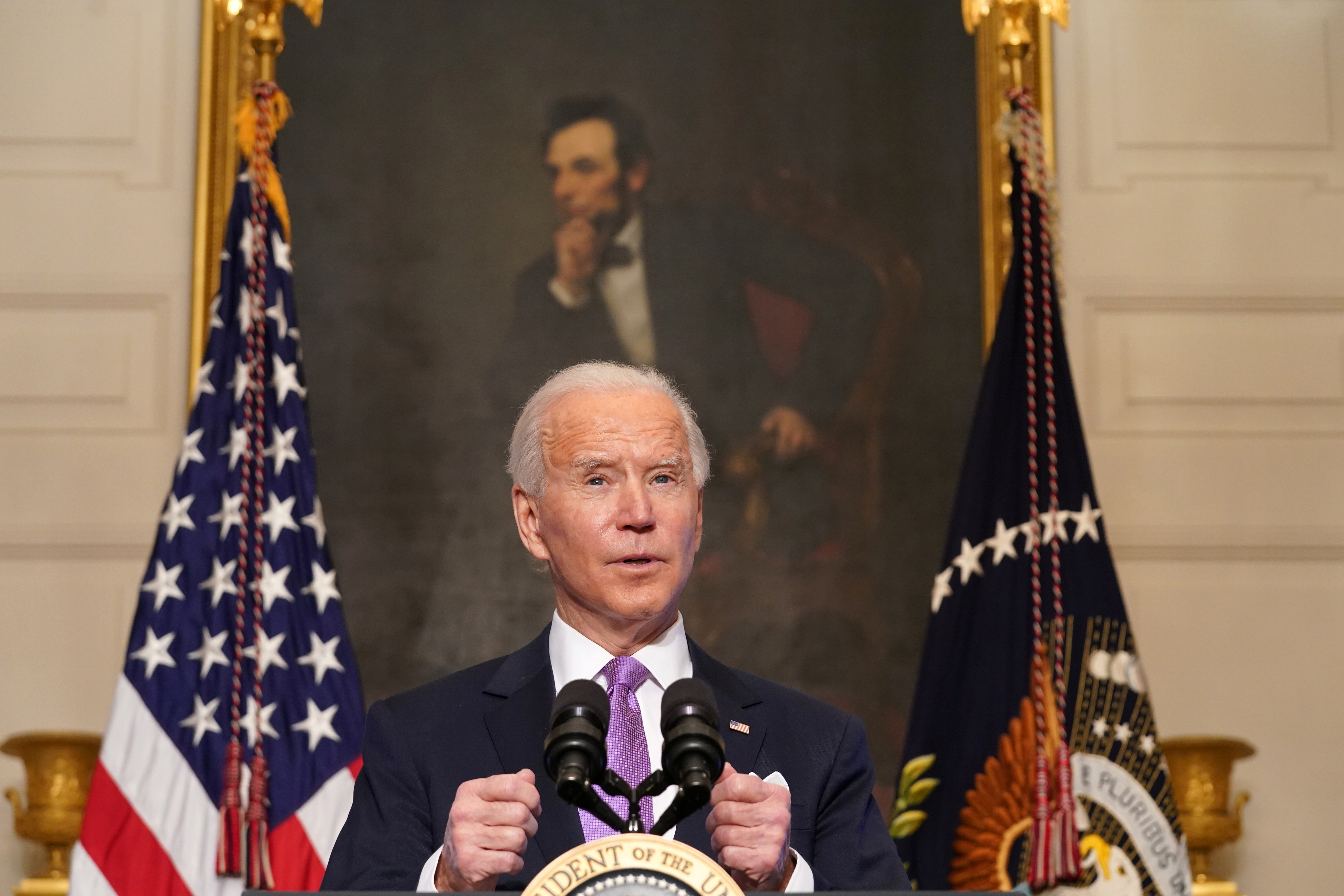El presidente de los Estados Unidos, Joe Biden (REUTERS/Kevin Lamarque)