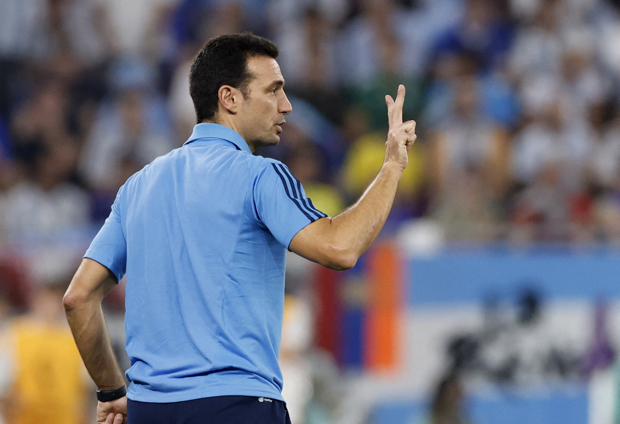 Lionel Scaloni quiere meter a la Argentina en semifinales (Reuters)
