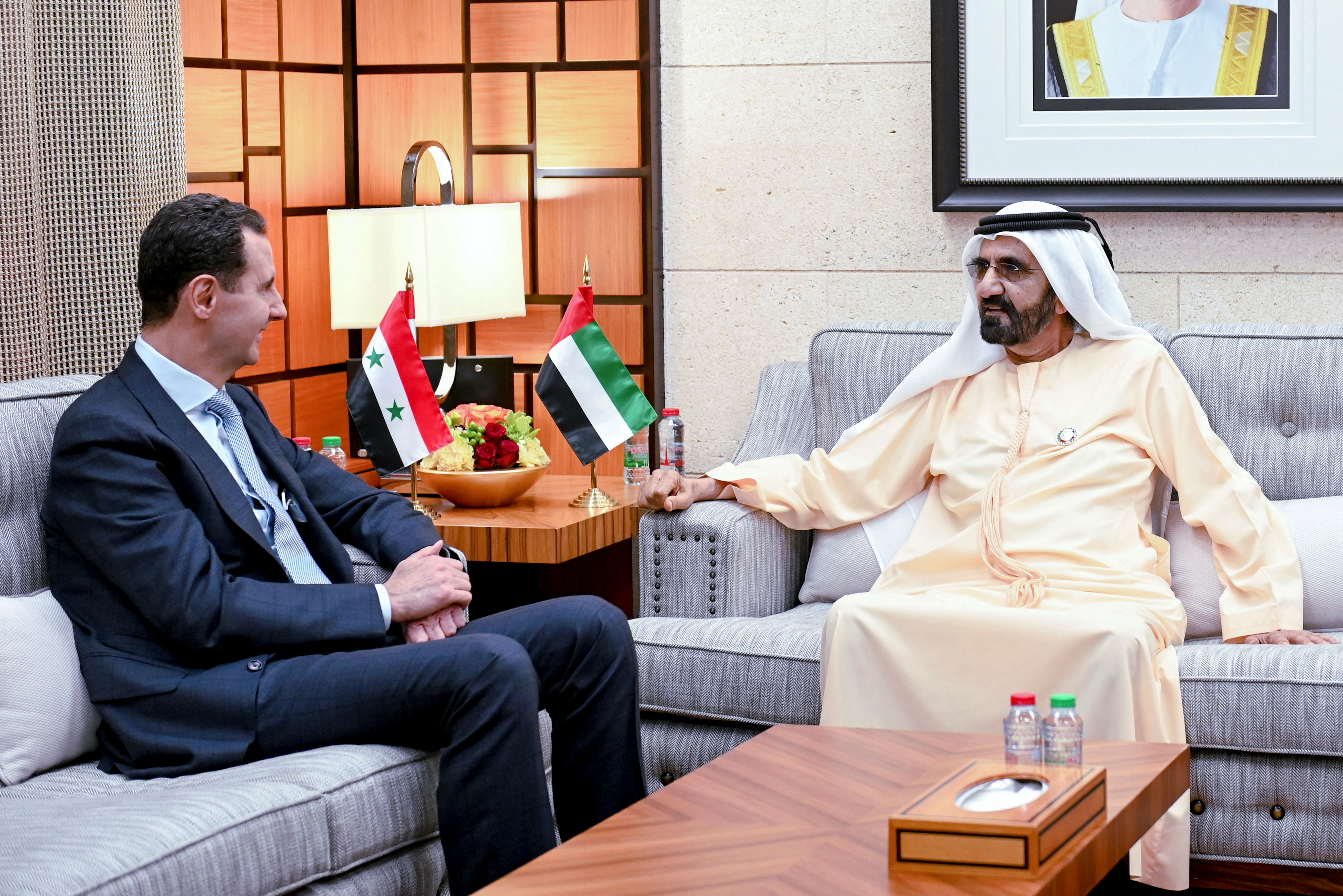El dictador sirio Bashar al Assad visitó Emiratos Árabes Unidos en su primer viaje desde el año 2011