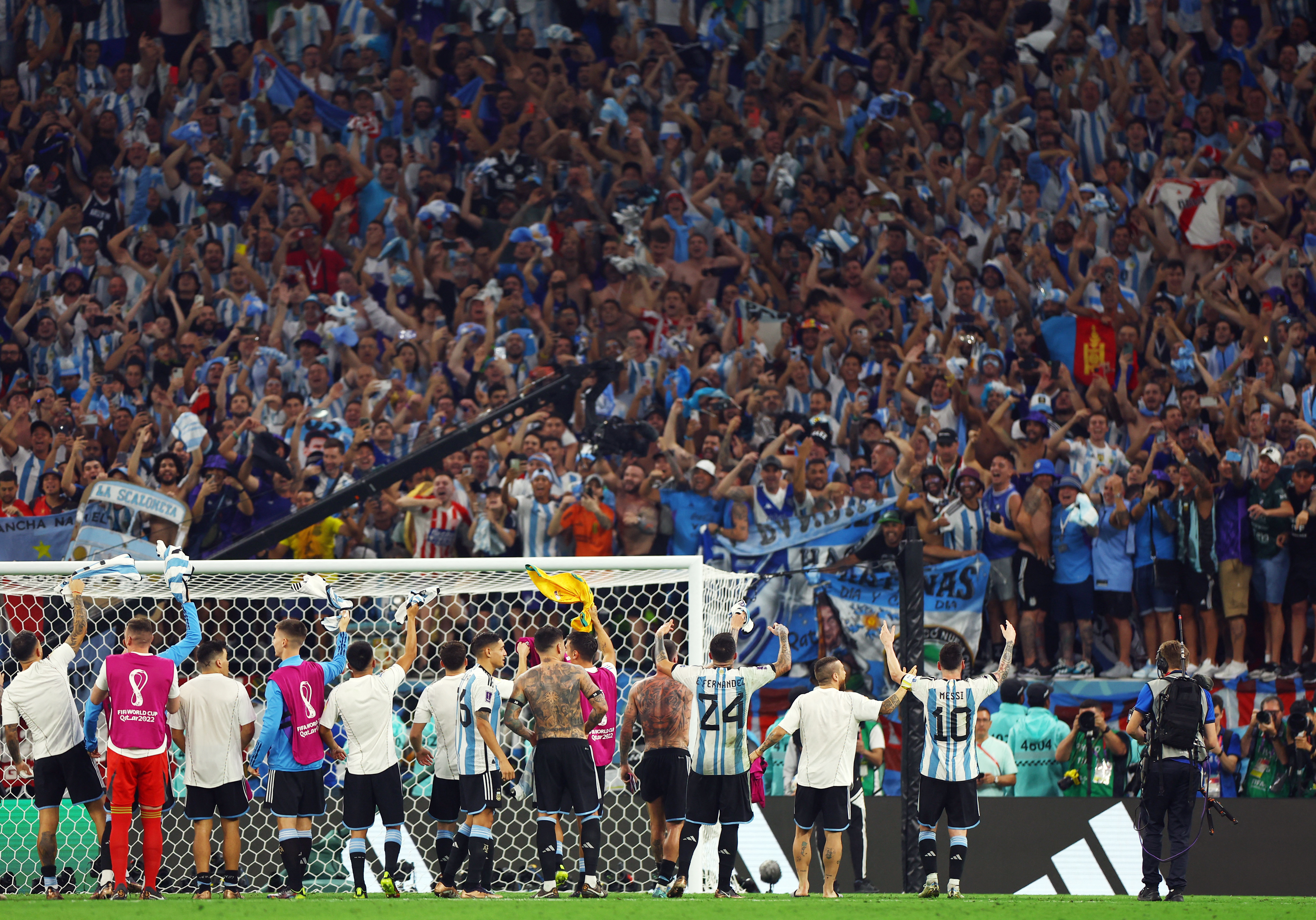 El desahogo del plantel argentino tras la ajustada victoria