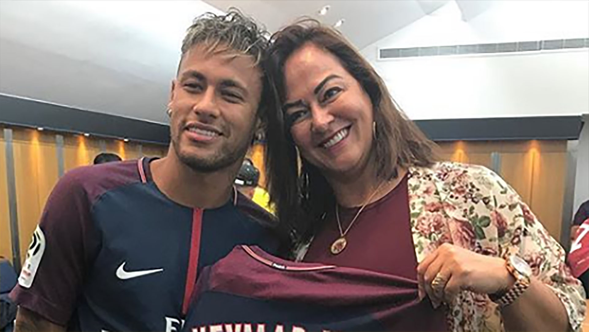 Neymar y Nadine Goncalves (Instagram)