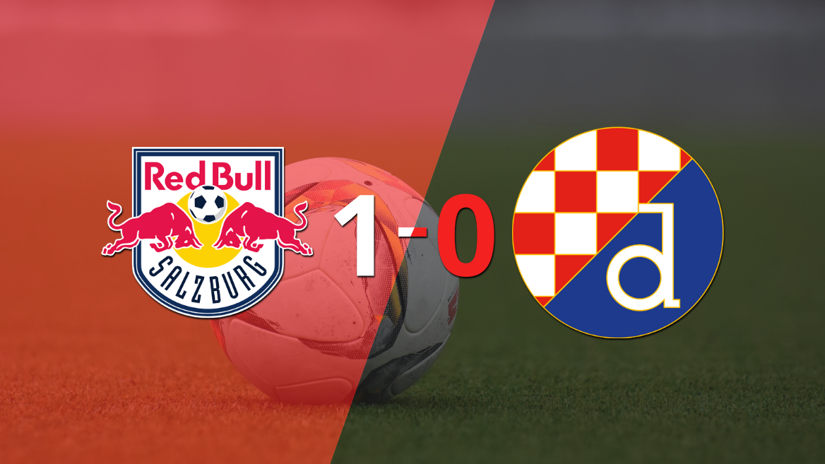 Con un solo tanto, Red Bull Salzburgo derrotó a Dinamo Zagreb en el estadio Red Bull Arena