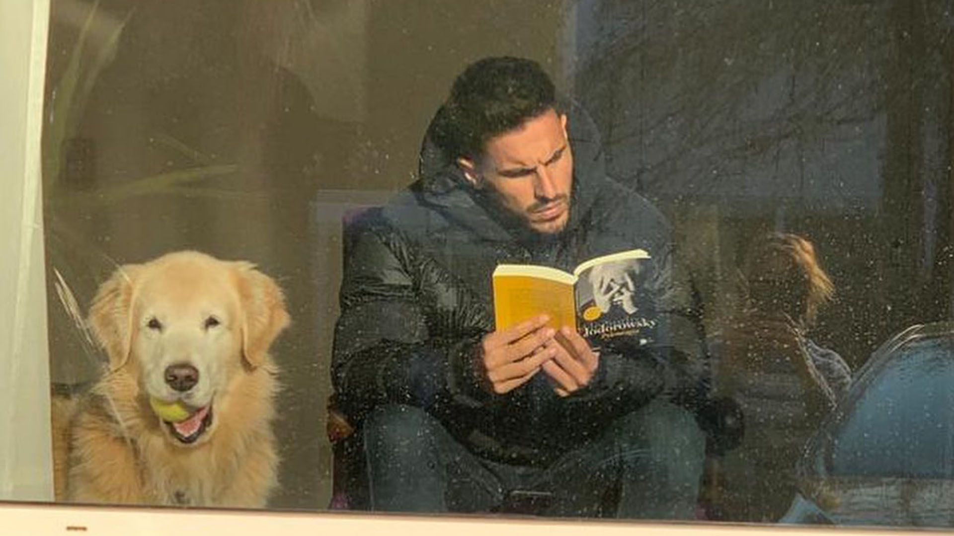 Juan Marconi y su perro (Instagram)