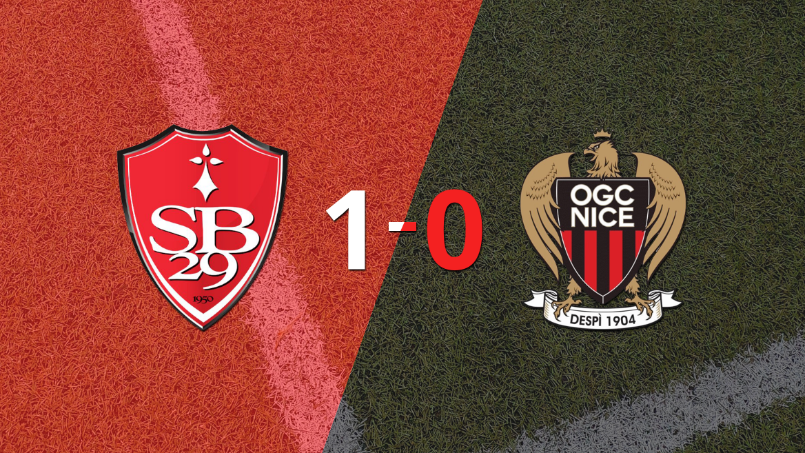 En su casa Stade Brestois derrotó a Nice 1 a 0