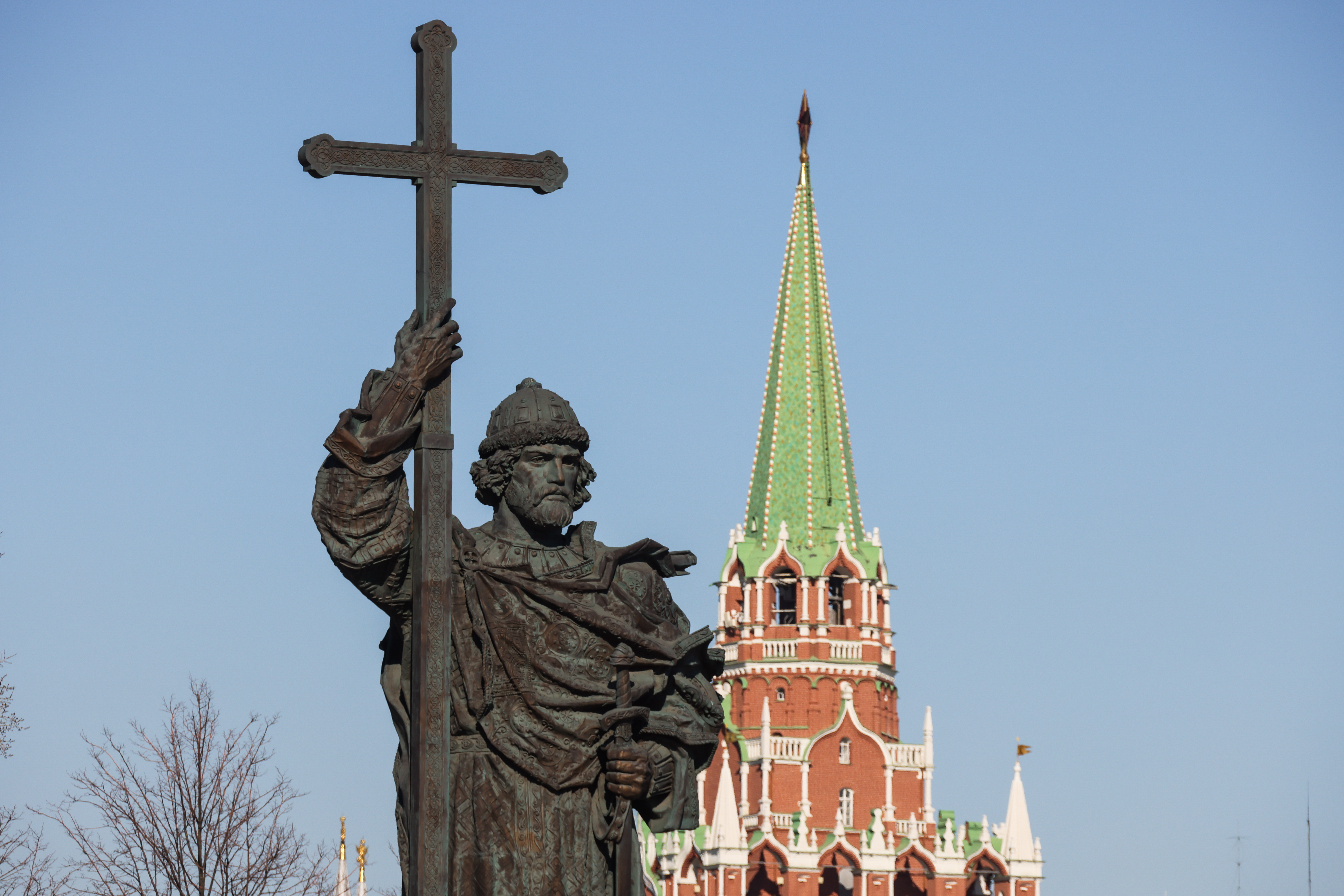 La estatua de San Vladimir en Moscú. En el origen del relato (Grosbygroup)