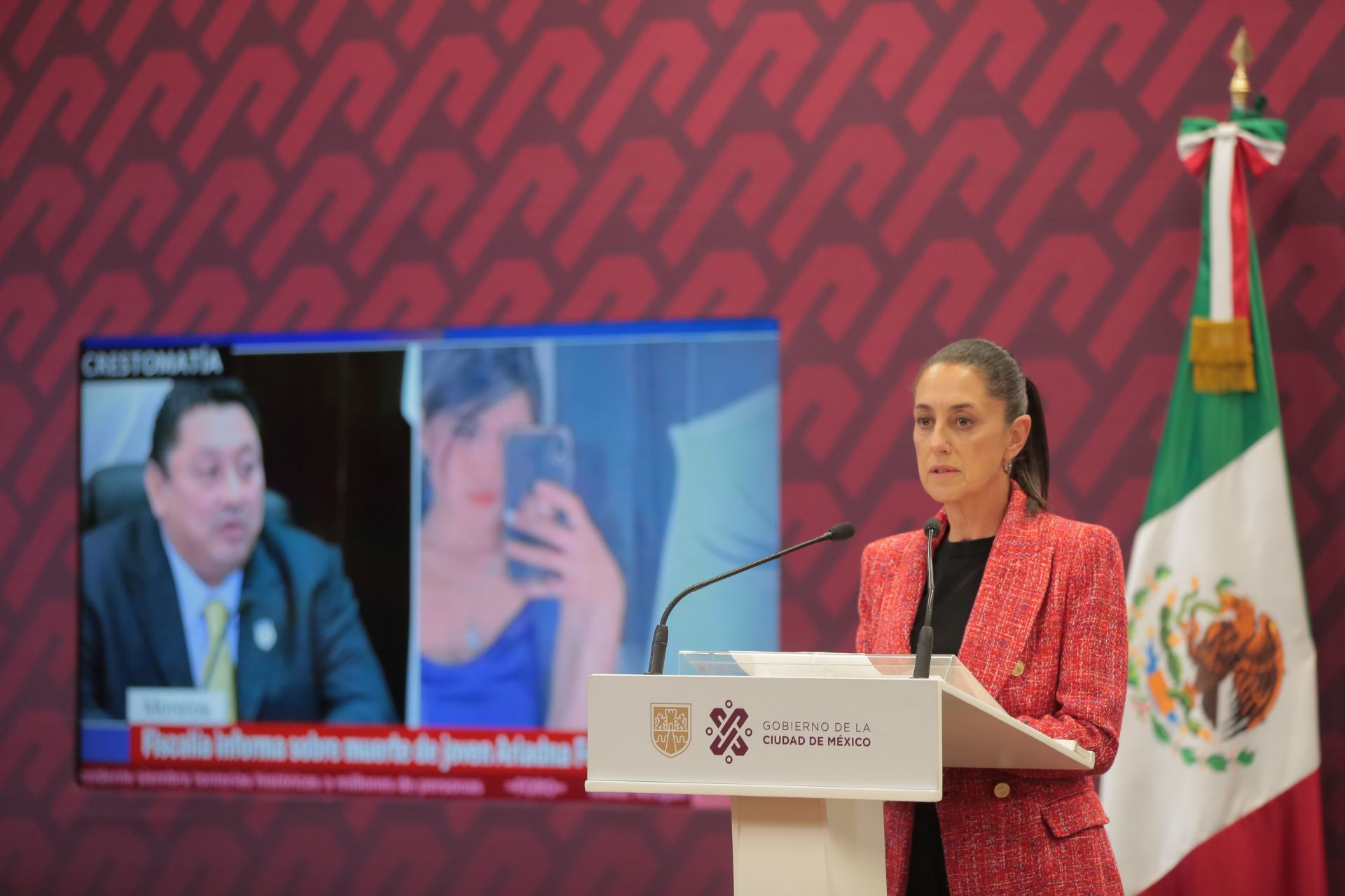 Claudia Sheinbaum acusó al fiscal de Morelos por tener supuestos vínculos con el presunto feminicida de Ariadna. (FOTO: GOBIERNO DE LA CIUDAD DE MÉXICO/CUARTOSCURO)