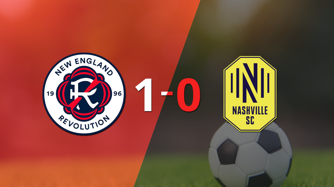 Nashville SC no pudo en su visita a New England Revolution y cayó 1-0