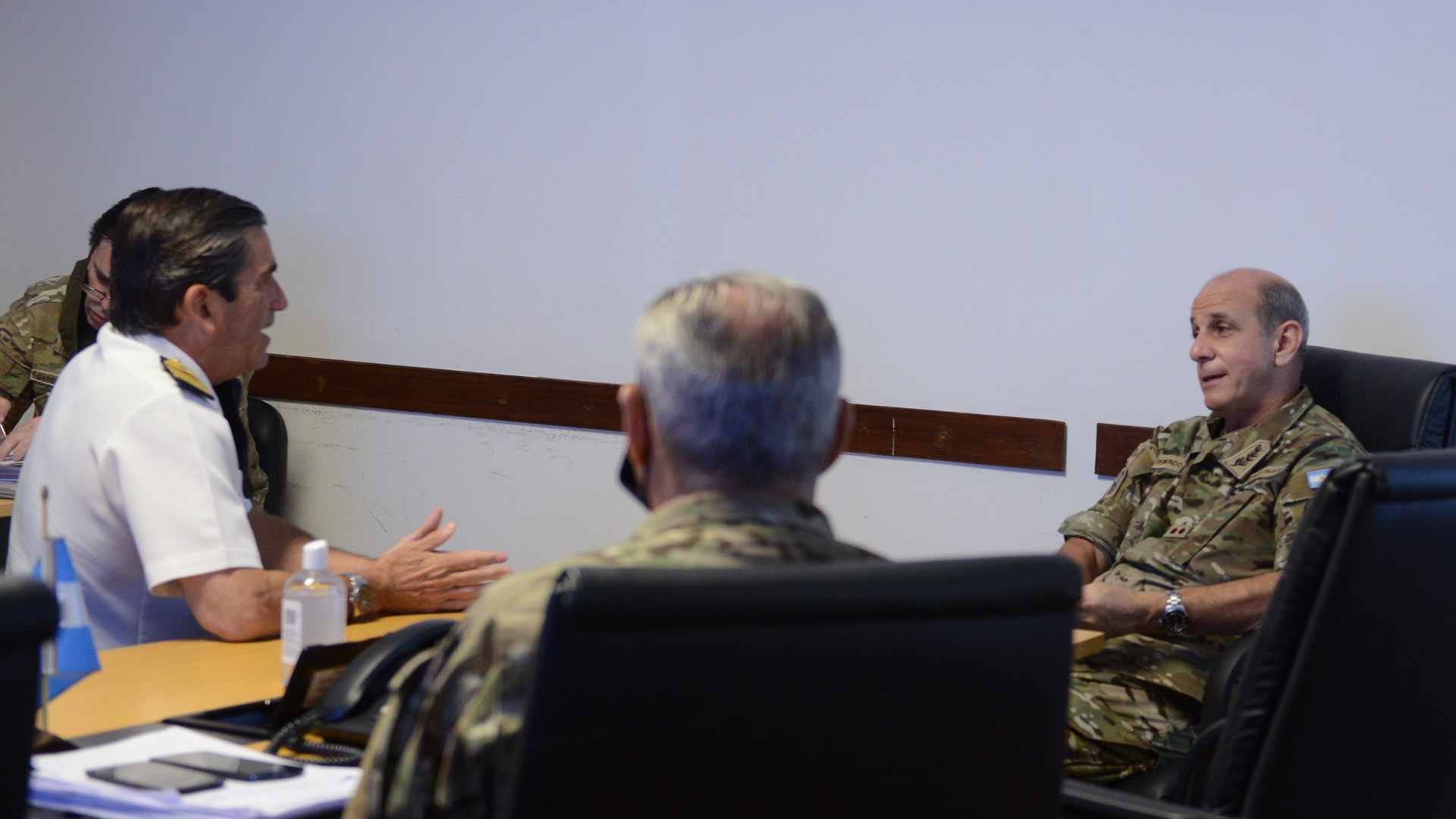 General Deimundo, jefe del Comando Operacional: “Es un orgullo que nos hayan convocado”. Foto: Fernando Calzada.