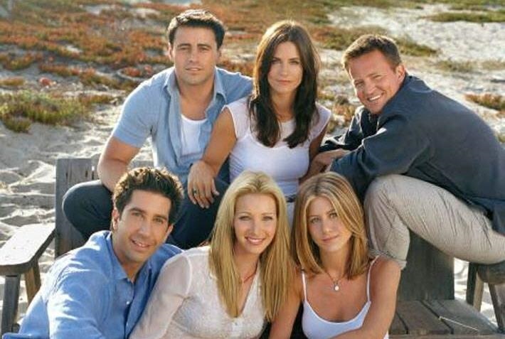 Los protagonistas de "Friends": Jennifer Aniston, Courteney Cox, Lisa Kudrow, Matt LeBlanc, Matthew Perry y David Schwimmer (EFE)
