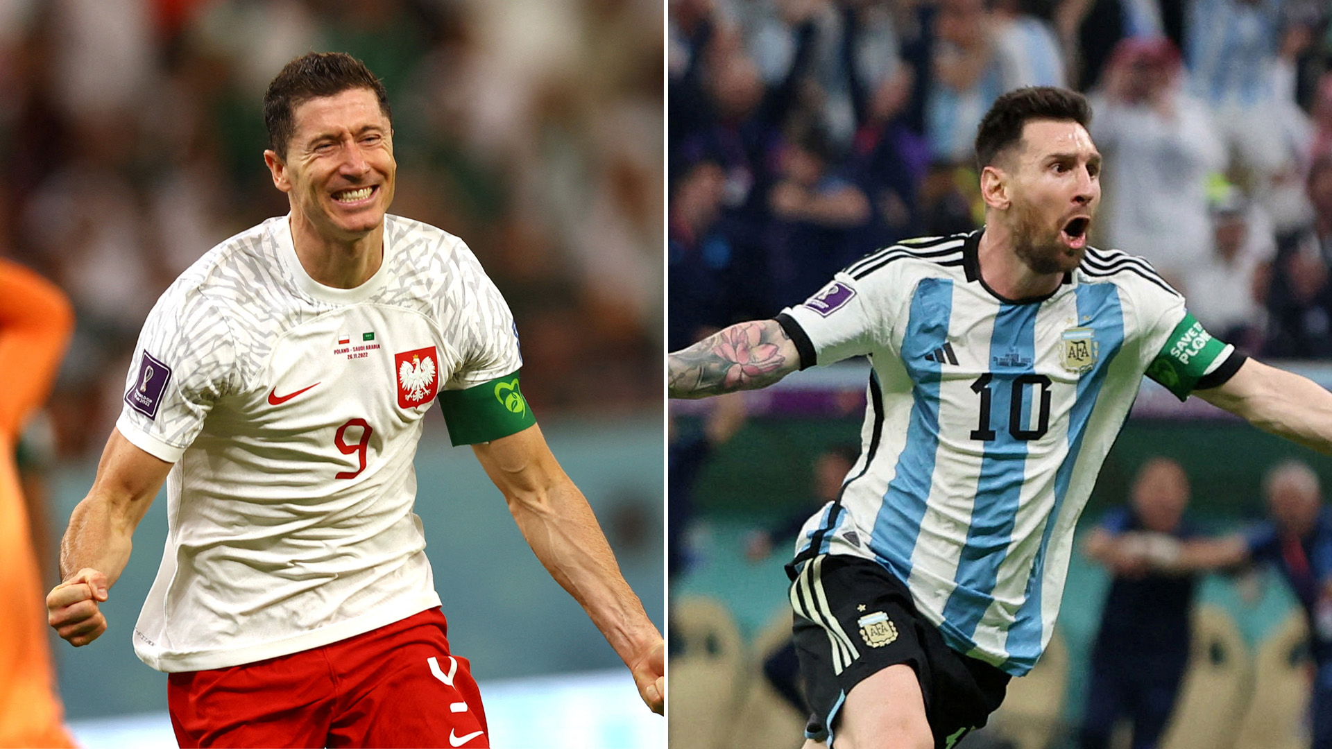 Mundial Qatar 2022 - Polonia vs Argentina - Lewandowski  vs Messi