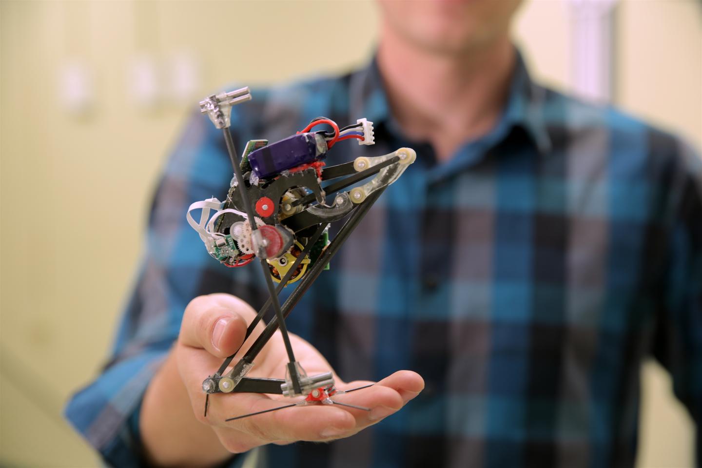 Salto is a small, agile robot developed for rescue operations / Stephen McNally