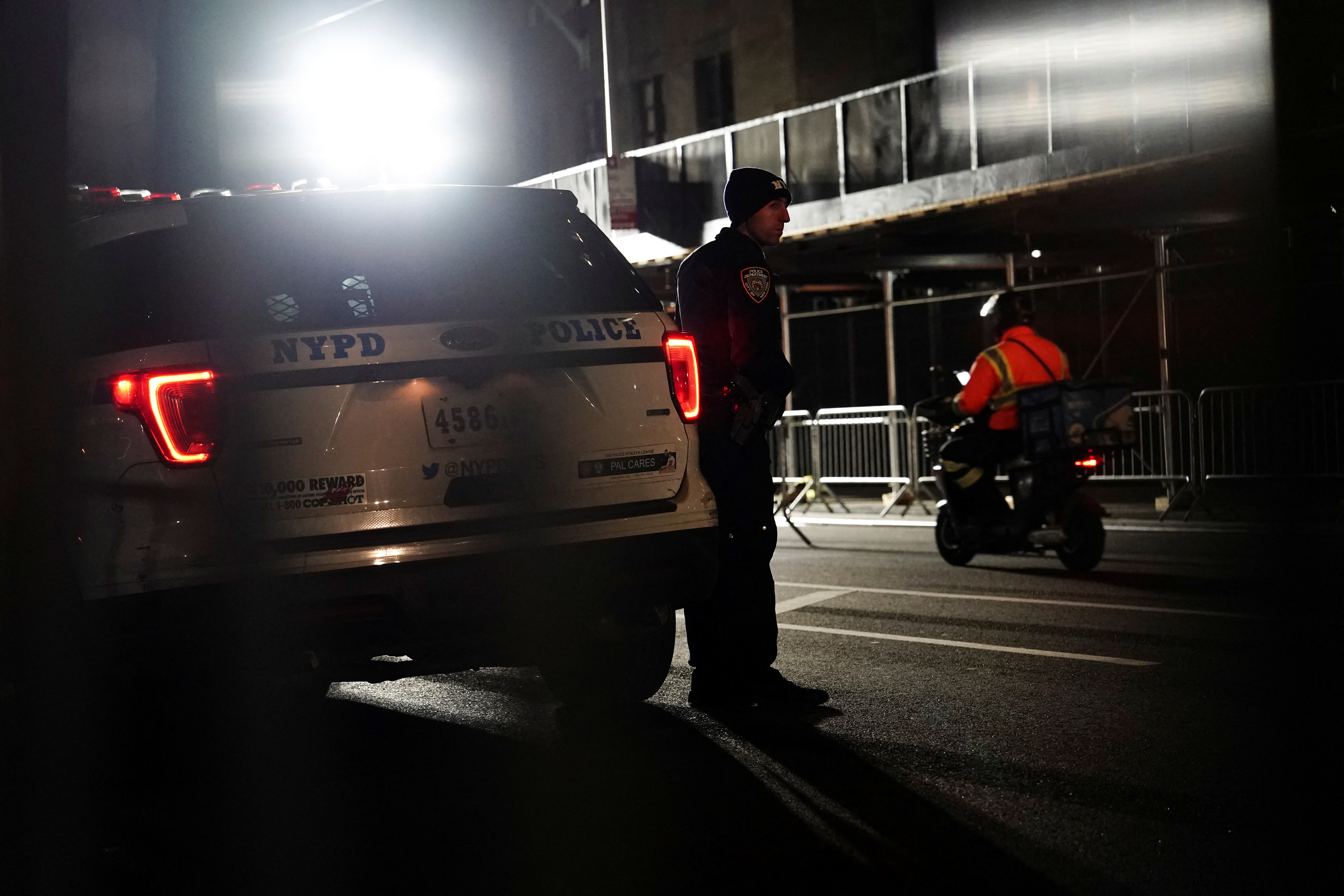 Los agendes de la Policía de Nueva York están preparados para responder. (REUTERS/Bing Guan)
