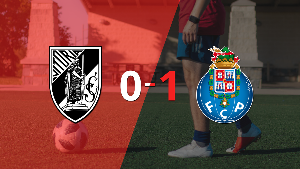 Por la mínima diferencia, Porto se quedó con la victoria ante Vitória Guimarães en el estadio D. Afonso Henriques