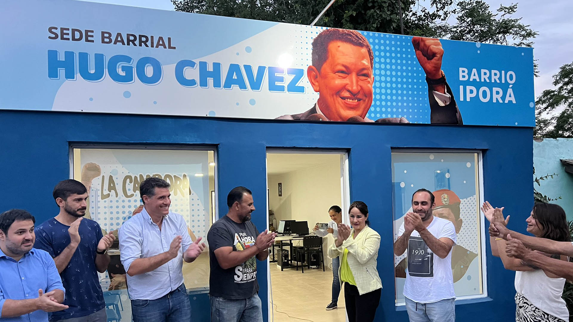 La Cámpora inauguró una sede en Chascomús para “homenajear” a Hugo Chávez