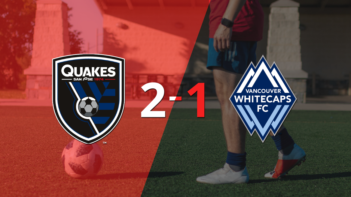 Vancouver Whitecaps FC no pudo en su visita a San José Earthquakes y perdió 2 a 1