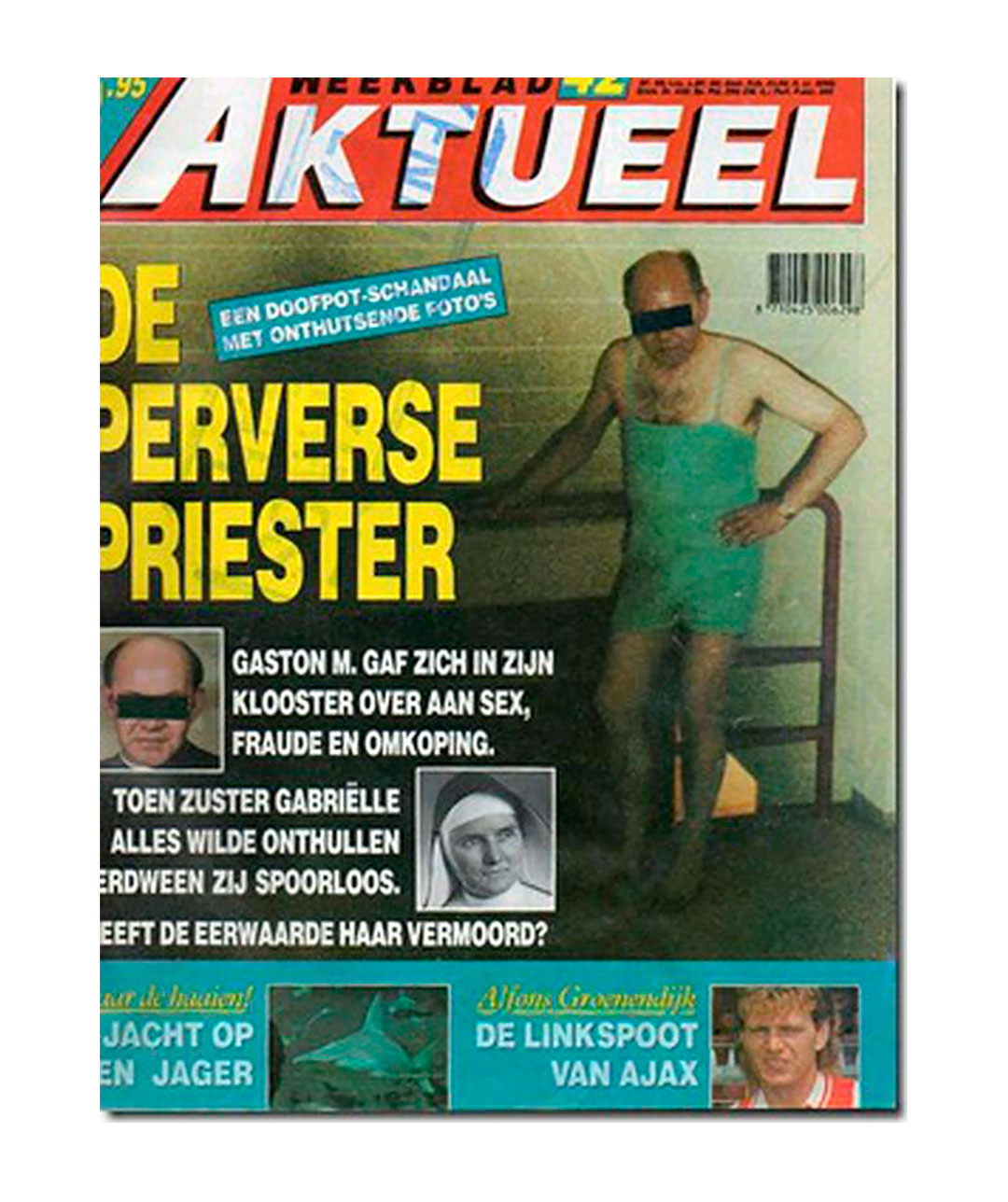 En 1990, una investigación periodística de la revista Aktuell puso al canónigo en el ojo de la tormenta: se lo vinculó con tráfico de drogas y abusos sexuales