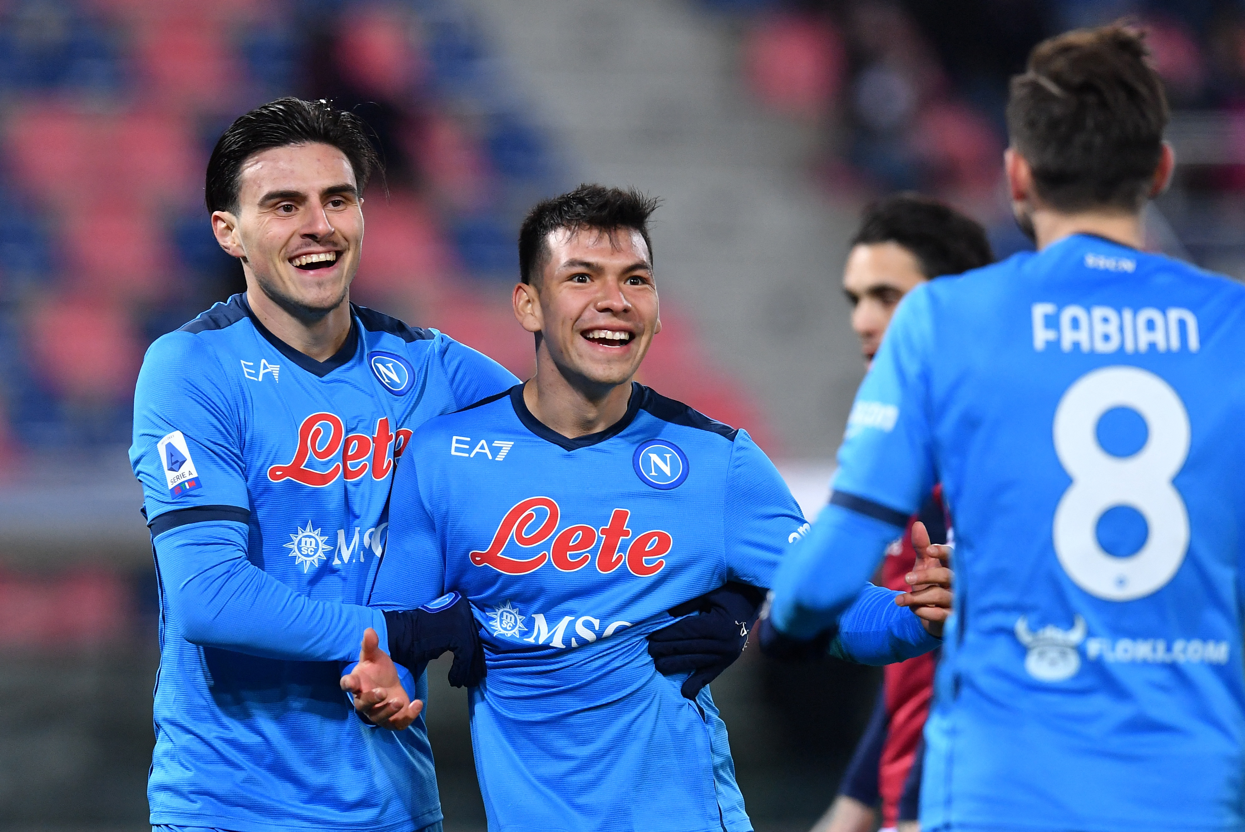 El segundo gol de Chucky ante Bolonia fue considerado como el mejor del año por el Napoli (Foto: Jennifer Lorenzini/REUTERS)