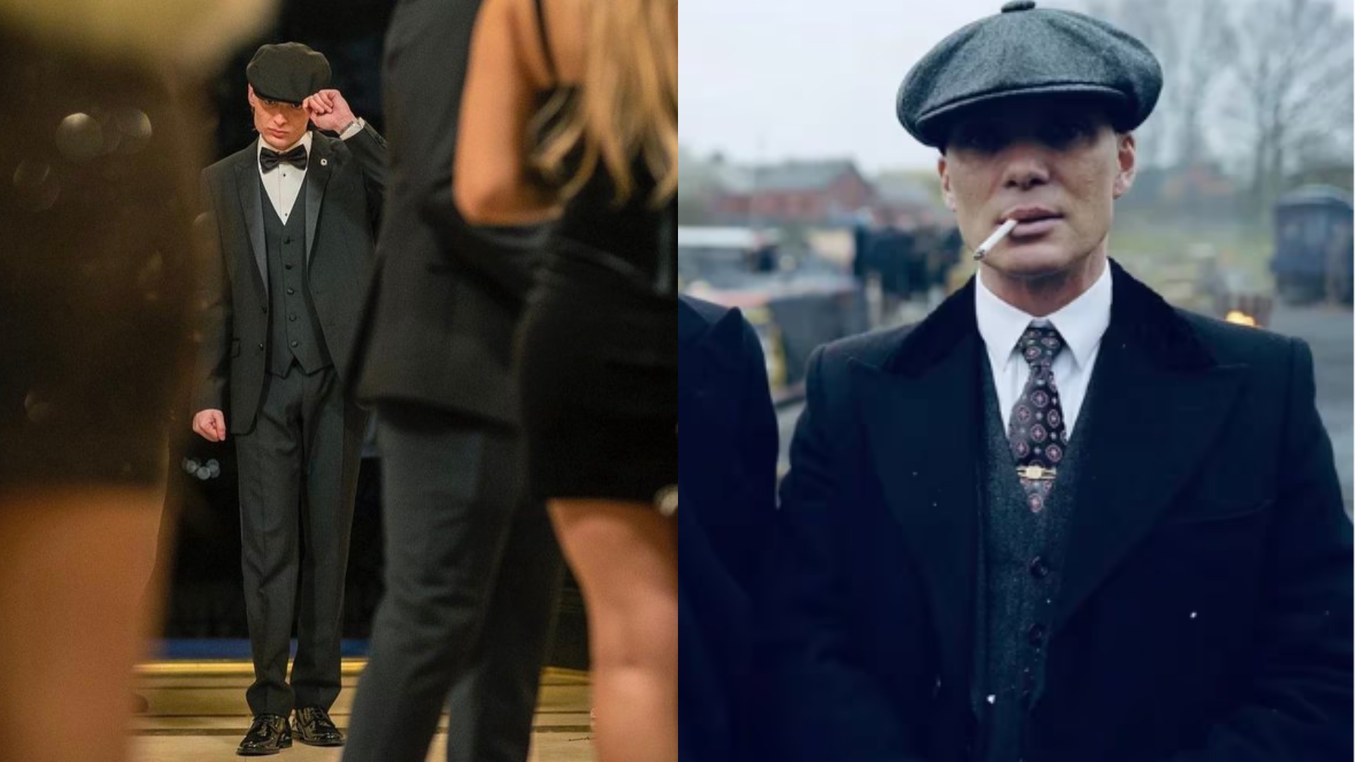 Internet users compared the artist with Peaky Blinders (TW elpesopluma / Netflix)