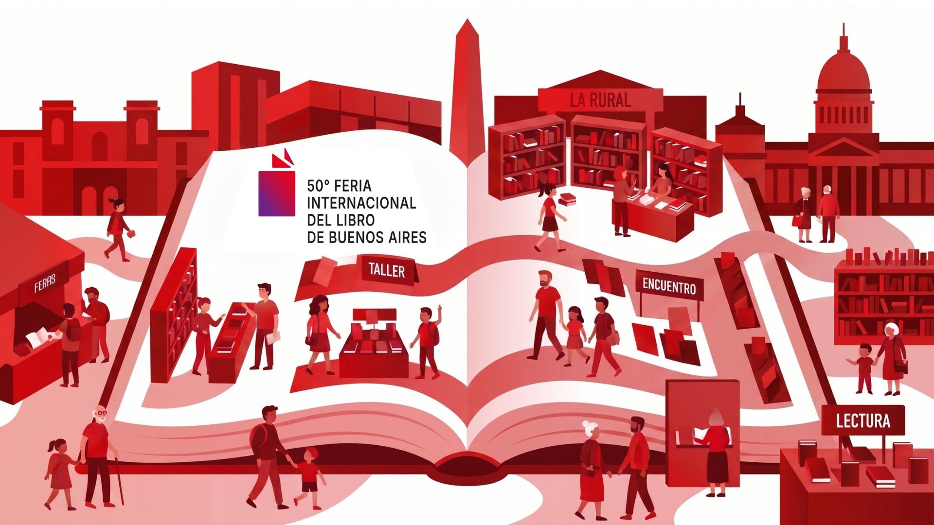 Agenda de la Feria del Libro 2026: todas las actividades del s&aacute;bado 2 y domingo 3 de mayo