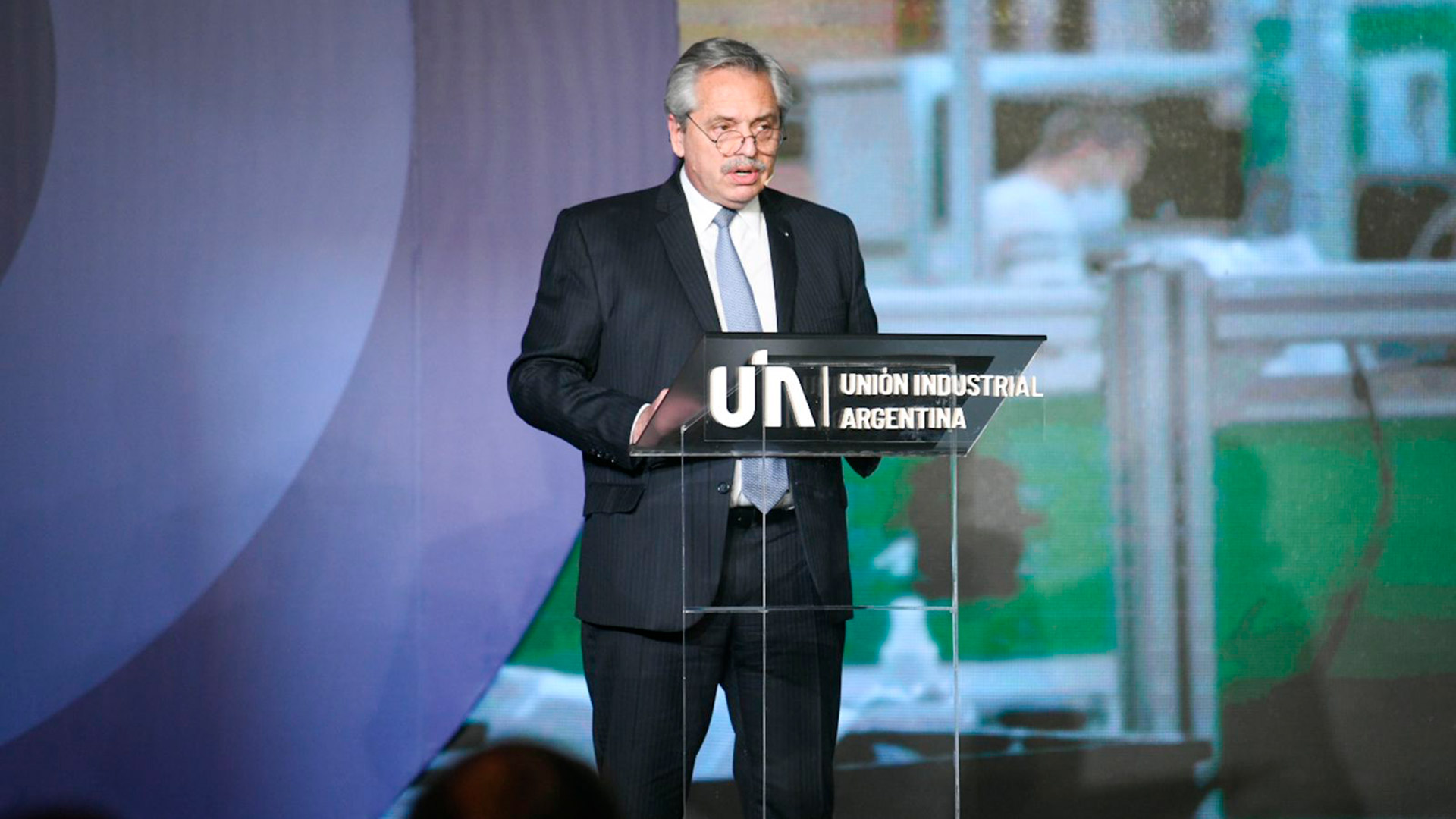 Alberto Fernández en el cierre de la 27° Conferencia de la UIA