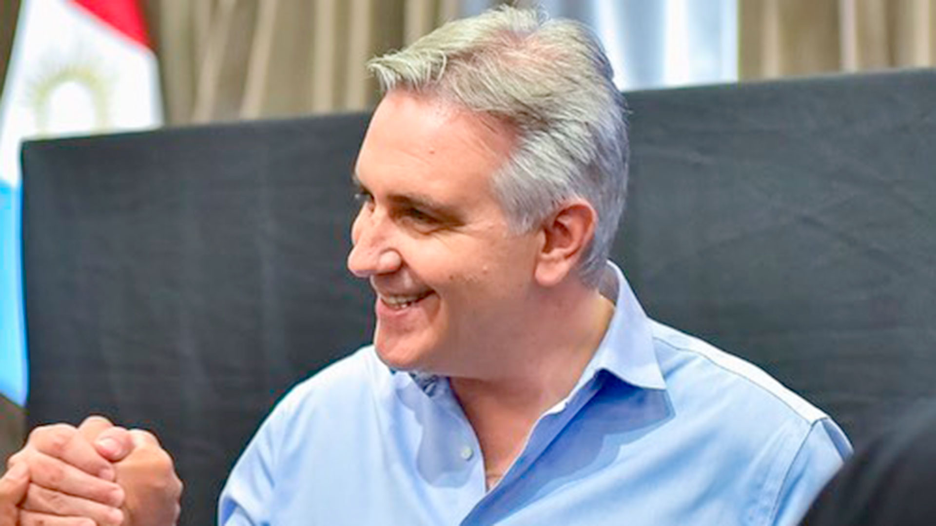 Martín Llaryora, candidato a gobernador del frente del actual mandatario, Juan Schiaretti