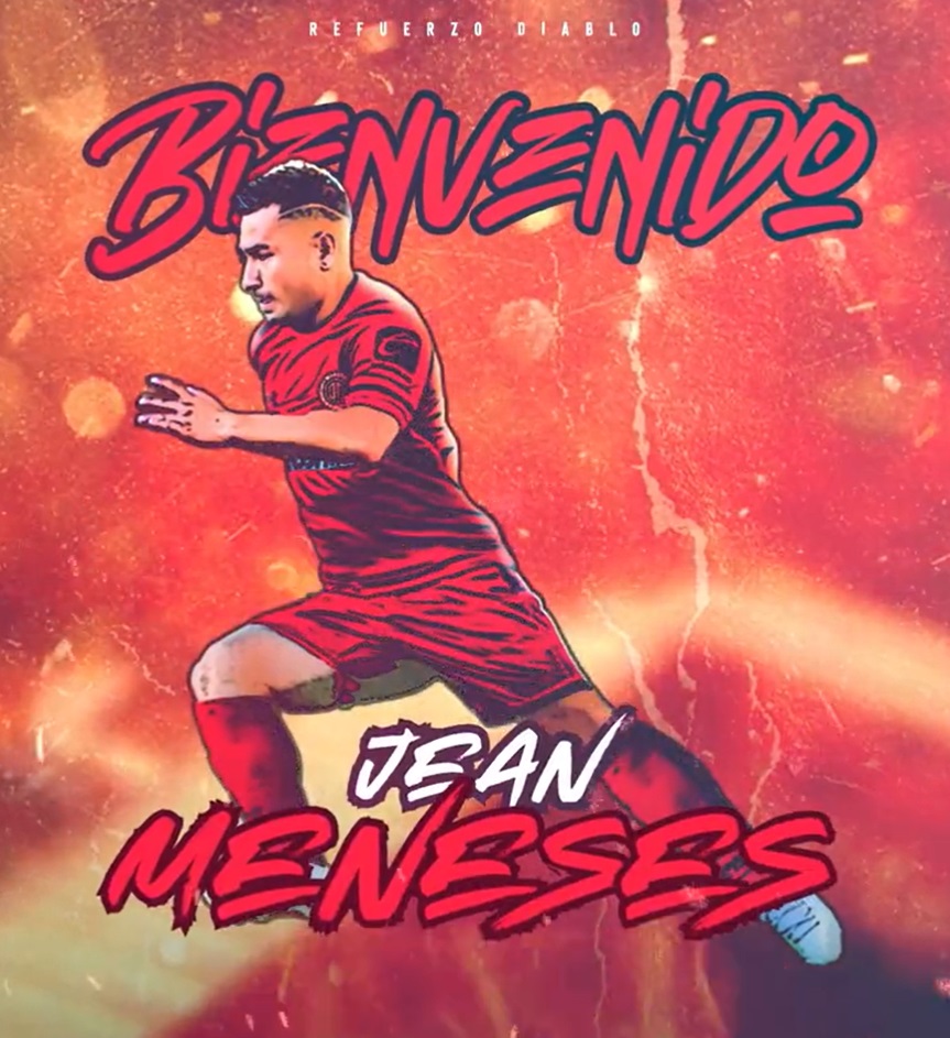 Jean Meneses se convirtió en jugador del Toluca (Foto: Twitter/ @TolucaFC)