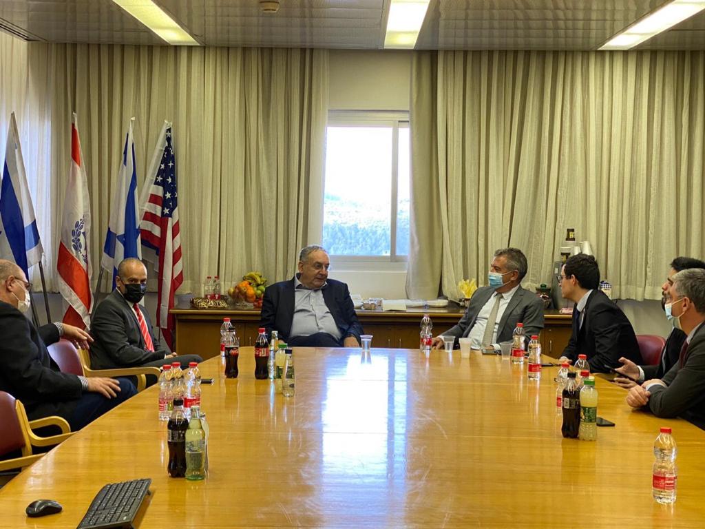 Reunión en Israel entre el embajador Urribarri y las autoridades sanitarias de Israel