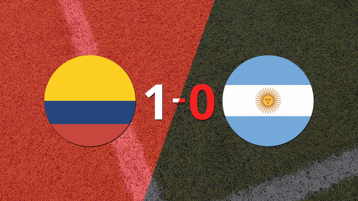 Colombia venció por la mínima a Argentina