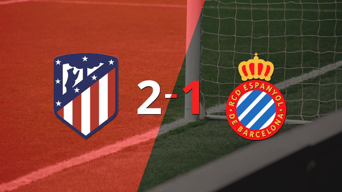 Yannick Carrasco anota doblete en la victoria por 2 a 1 de Atlético de Madrid sobre Espanyol