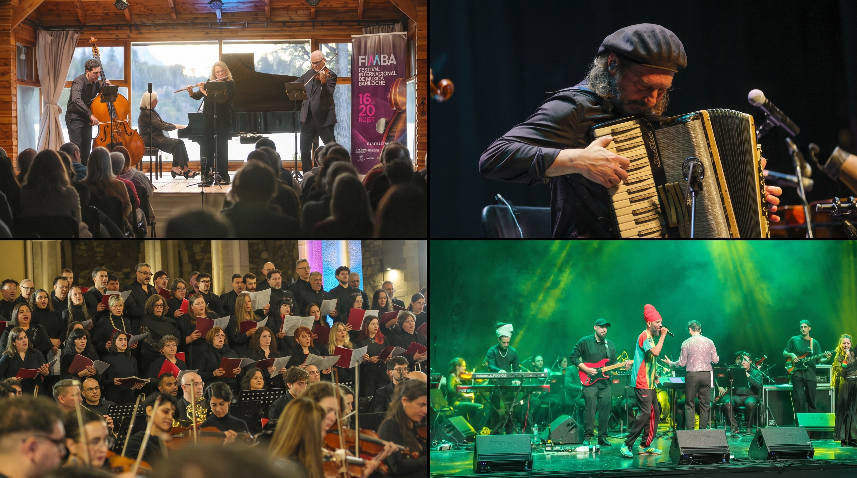 Tangos, filarmónicas y hasta un homenaje a Bob Marley: así fue el FIMBA 2026 de Bariloche