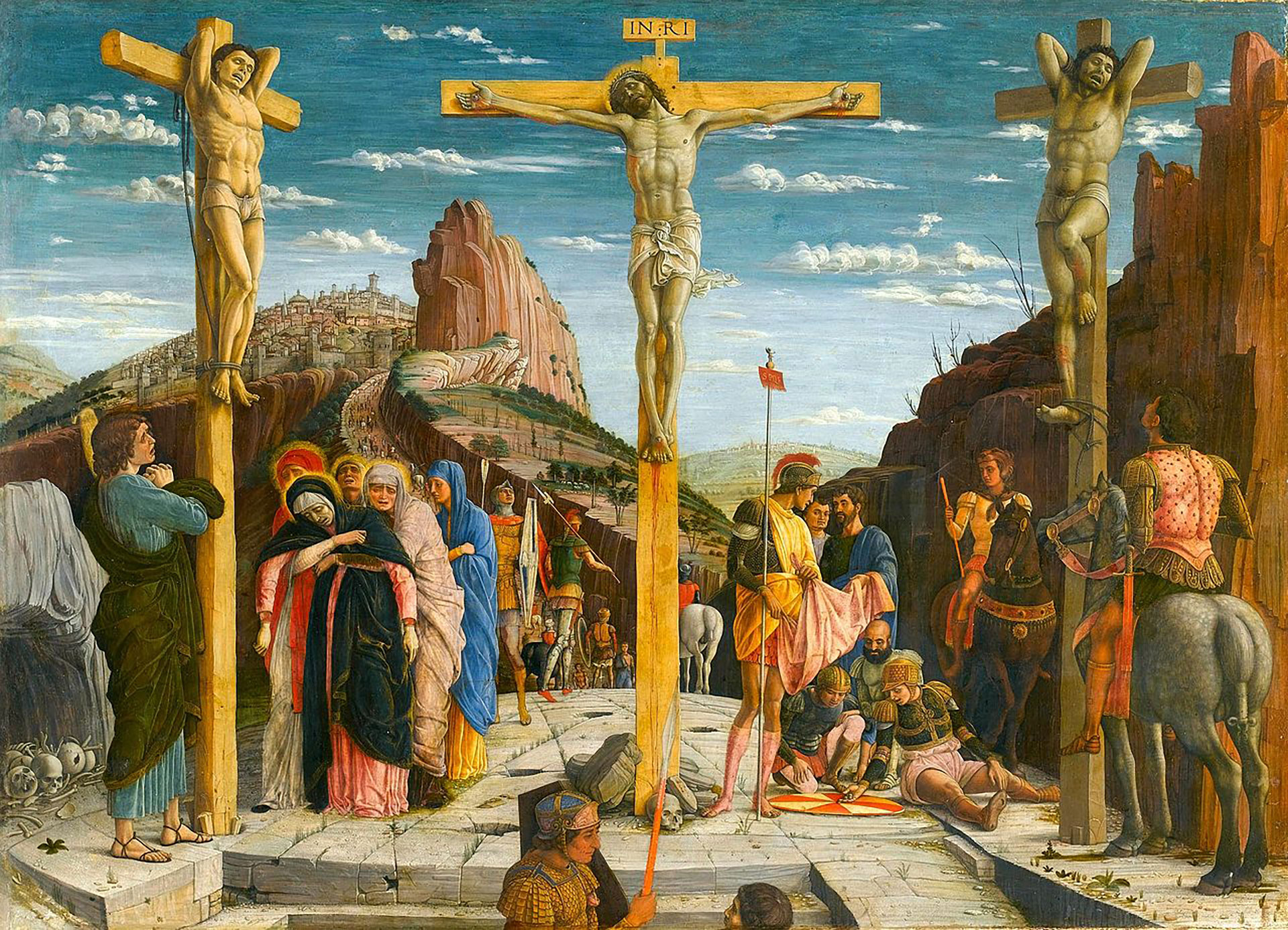 Andrea Mantegna, La crucifixión de Cristo