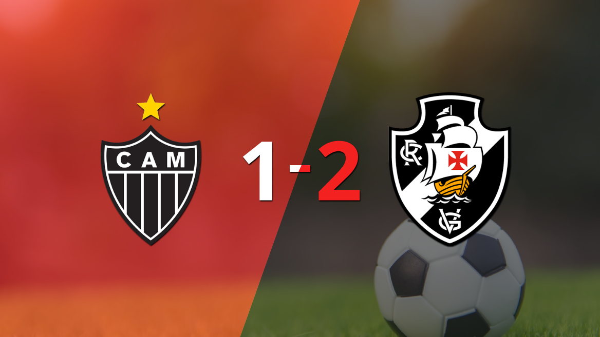 Por una mínima ventaja Vasco da Gama se lleva los tres puntos ante Atlético Mineiro