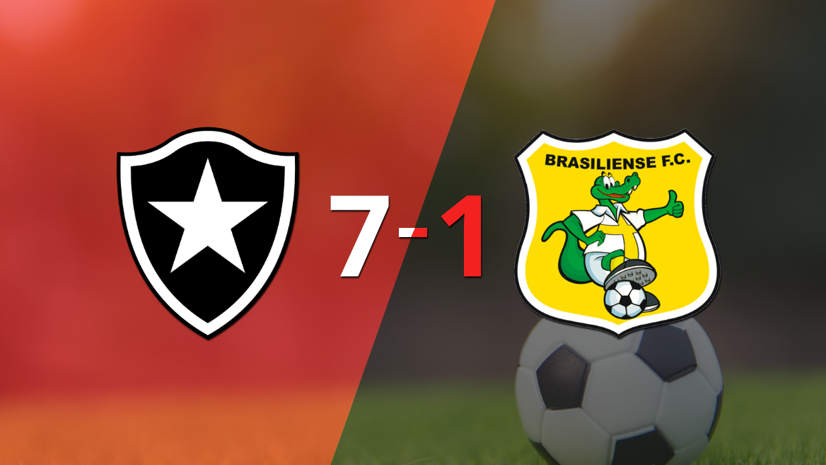 Brasiliense no llega a Tercera Fase al perder con Botafogo