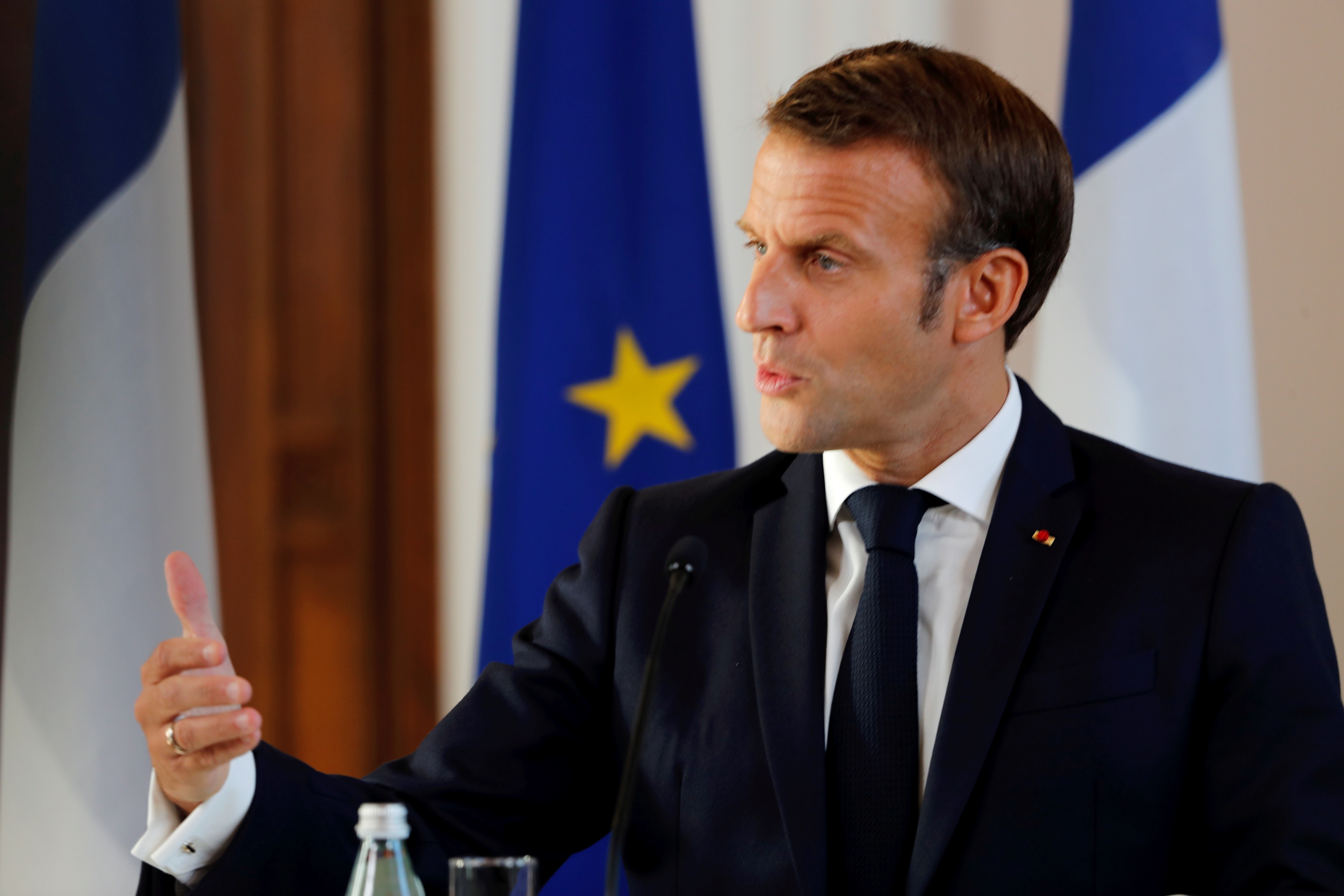 El presidente de Francia, Emmanuel Macron. EFE/EPA/Toms Kalnins/Archivo
