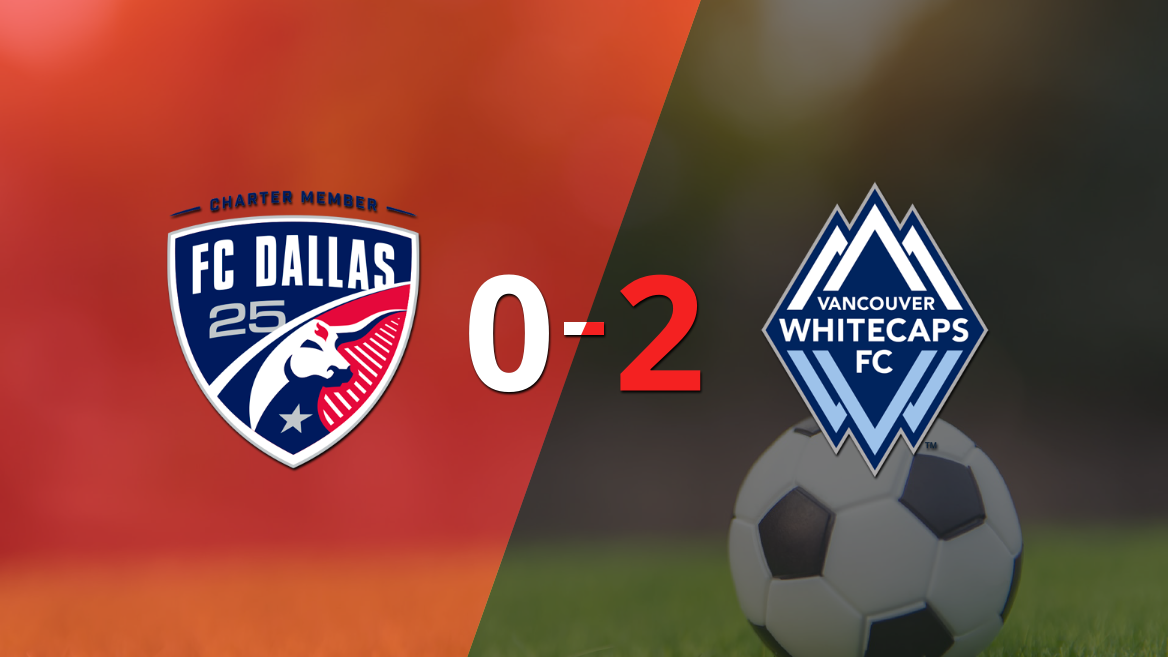 En casa, FC Dallas perdió 2-0 frente a Vancouver Whitecaps FC