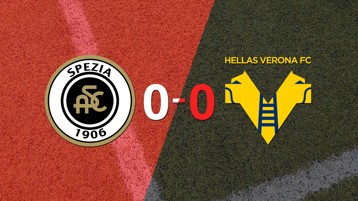 Spezia y Hellas Verona empataron sin goles