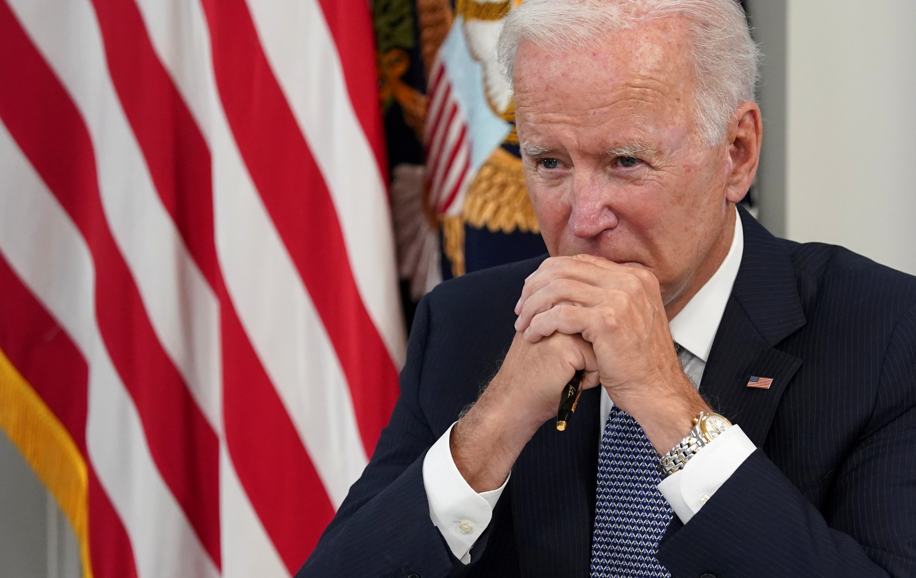 El presidente Joe Biden calificó de “imprudentes y peligrosos” a los republicanos y advirtió que “no puede garantizar” que EEUU no entre en default (REUTERS/Kevin Lamarque)