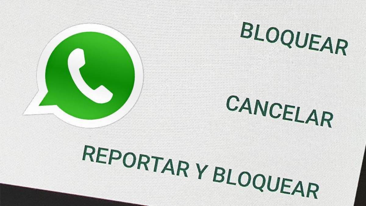 Opciones para bloquear y reportar una cuenta en WhatsApp. (foto: RCN)