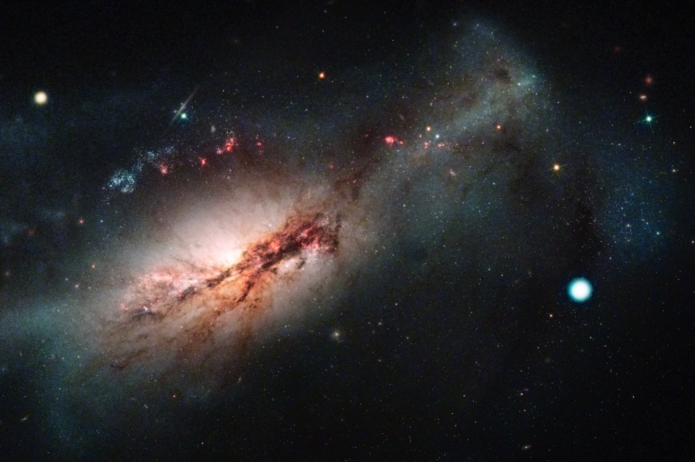 Imagen de la supernova 2018zd tomada en el observatorio Las Cumbres   (Foto: Europa Press)