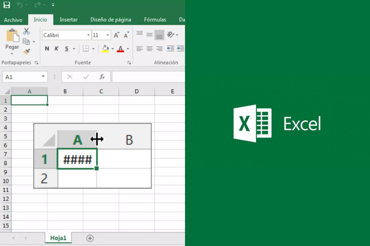 What does ### #의 mean and how do I solve it in Excel?