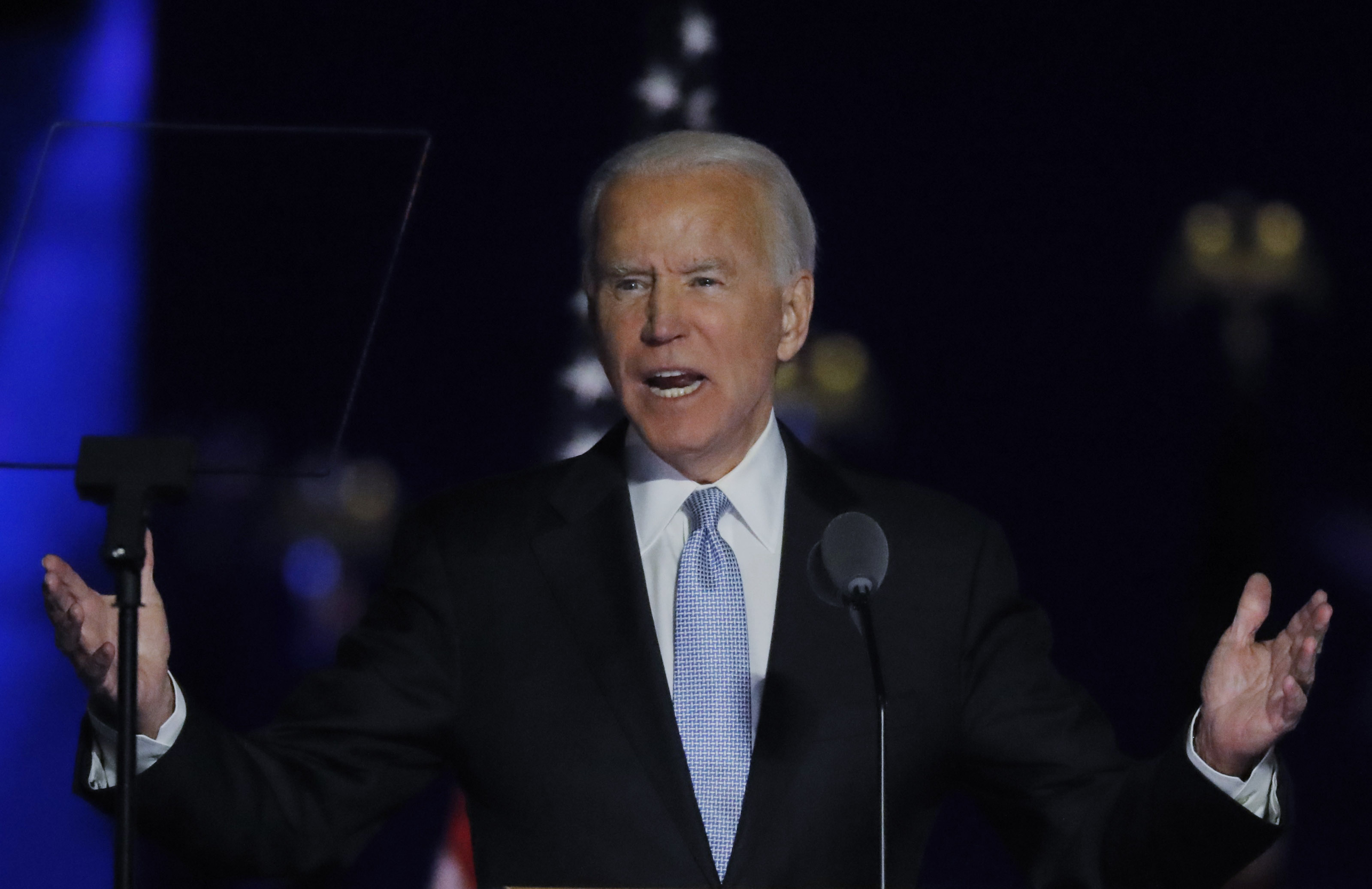 El candidato demócrata Joe Biden y su compañera Kamala Harris ocuparán los cargos de presidente y vicepresidenta de Estados Unidos, respectivamente (Foto: REUTERS/Jim Bourg)