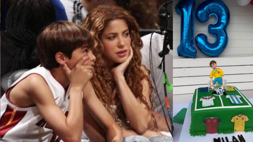 Shakira celebró el cumpleaños de su hijo Milan con temática futbolera:  “Miren a quién puse a jugar con la selección Colombia...” - Infobae