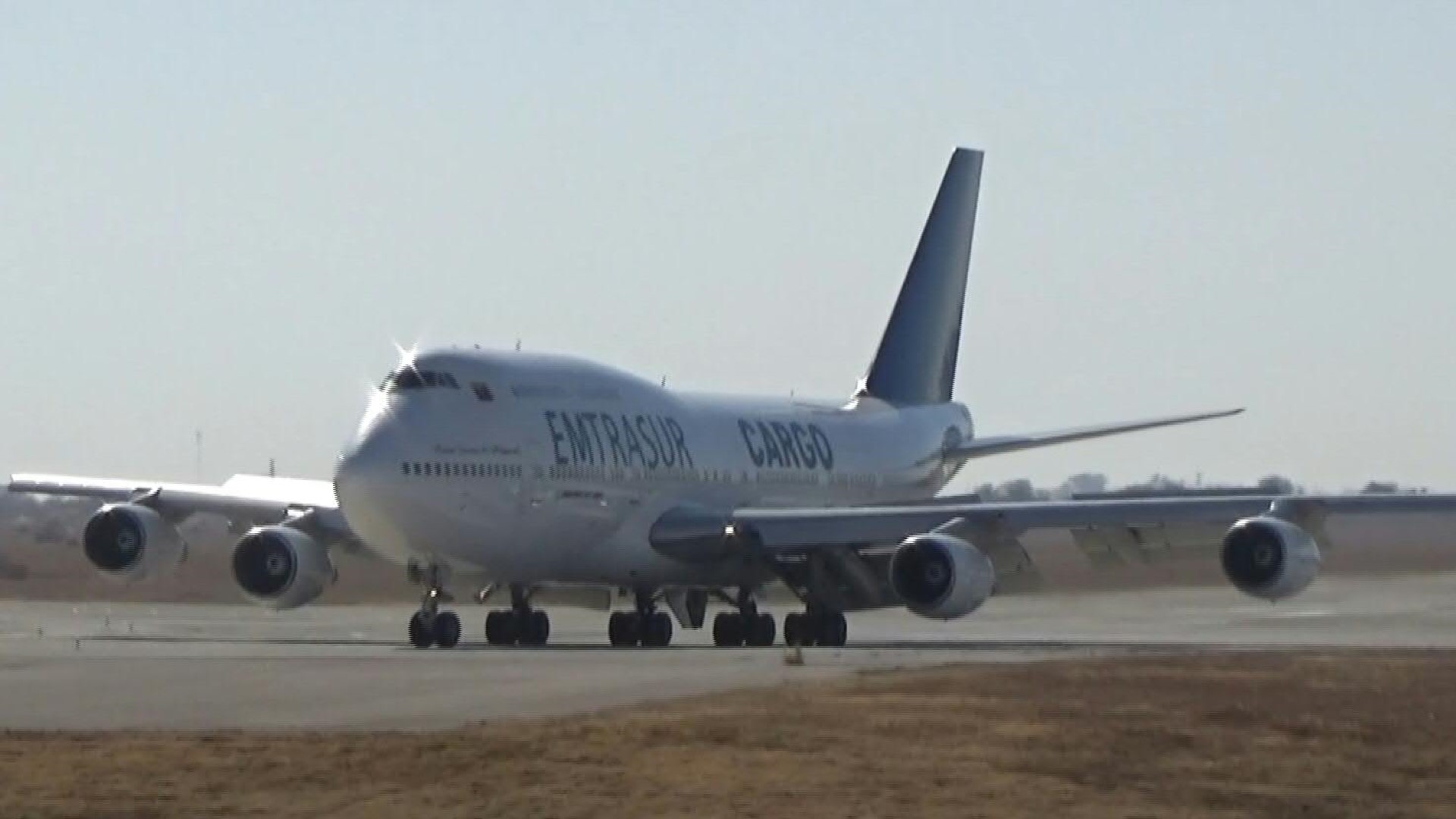 El Boeing 747 de la aerolínea de carga venezolana Emtrasur continúa retenido en Ezeiza