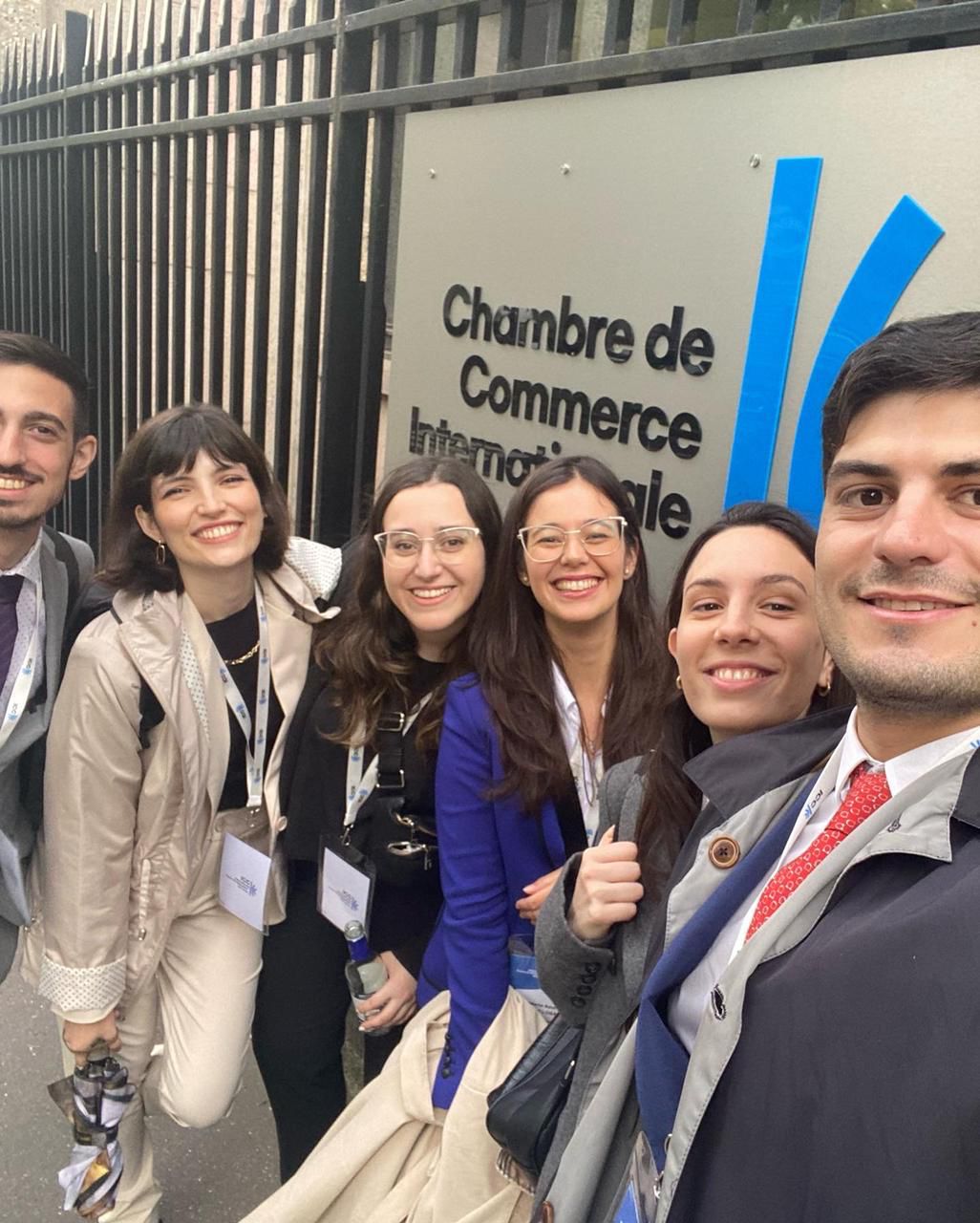 Los alumnos Josefina Pagani, Anabella Macarri, Ramiro Cedarri y Ramiro Soules conformaron el equipo argentino de la Facultad de Derecho de la UBA